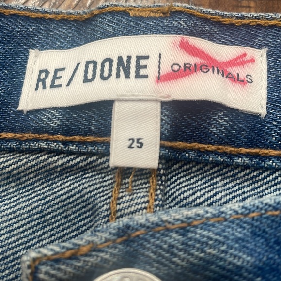 REDONE Originals High Rise Ankle Crop Jeans - Picture 9 of 10